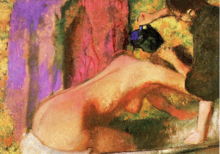 Woman in her Bath, 1895 by Edgar Degas - 5 X 7 Inches (Greeting Card)