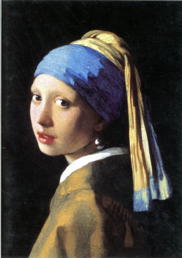 Girl with a Pearl Earring by Johannes Vermeer - 5 X 7 Inches (Note Card)