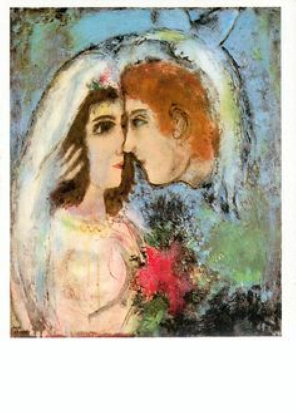 The Two Heads by Marc Chagall - 5 X 7 Inches (Greeting Card)
