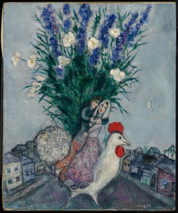 Village Street by Marc Chagall - 5 X 7 Inches (Greeting Card)