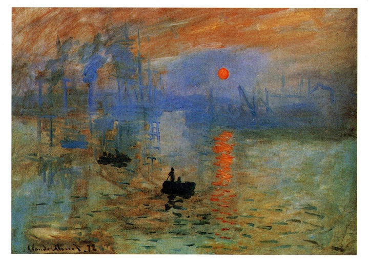 Impression, Sunrise, 1873 by Claude Monet - 5 X 7" (Greeting Card)