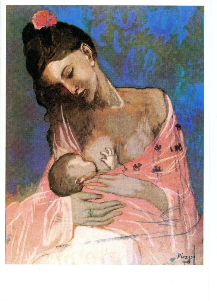 Maternity, 1905 by Pablo Picasso - 5 X 7 Inches (Greeting Card)