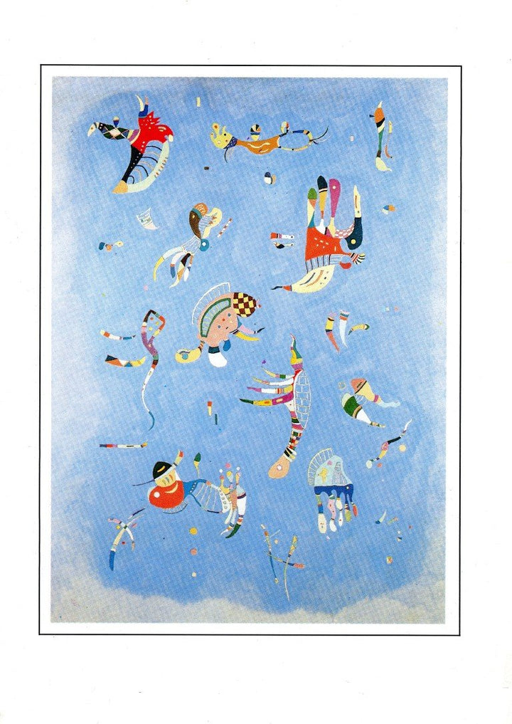 Sky Blue, 1940 by Wassily Kandinsky - 5 X 7 Inches (Greeting Card)
