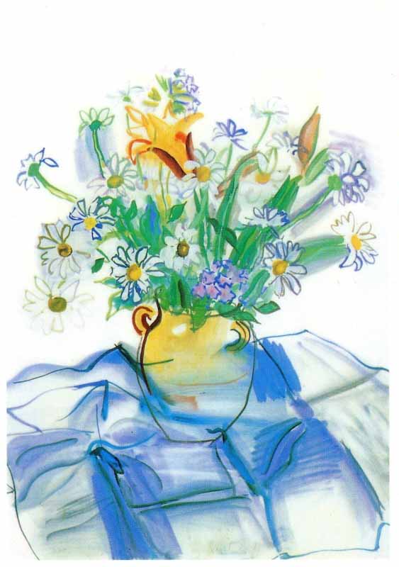 Les Marguerites by Raoul Dufy - 5 X 7 Inches (Greeting Card)