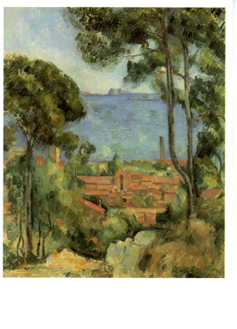 View of l'Estaque, 1882-1885 by Paul Cezanne - 5 X 7 Inches (Greeting Card)