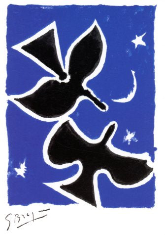 Study for a Ceiling of the Louvre, 1952 by Georges Braque - 5 X 7 Inches (Greeting Card)