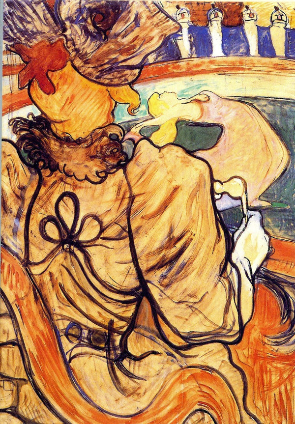 At the Cirque Nouvelle, 1892 by Henri De Toulouse-Lautrec - 5 X 7 Inches (Greeting Card)