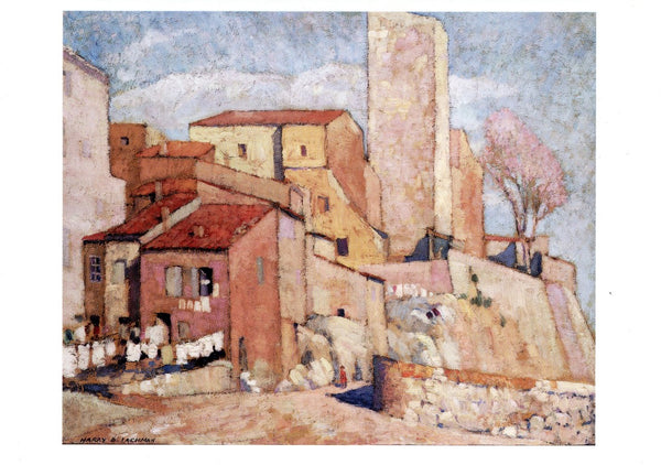 Les Remparts D'Antibes, 1919 by Harry B. Lachman - 5 X 7 Inches (Note Card)
