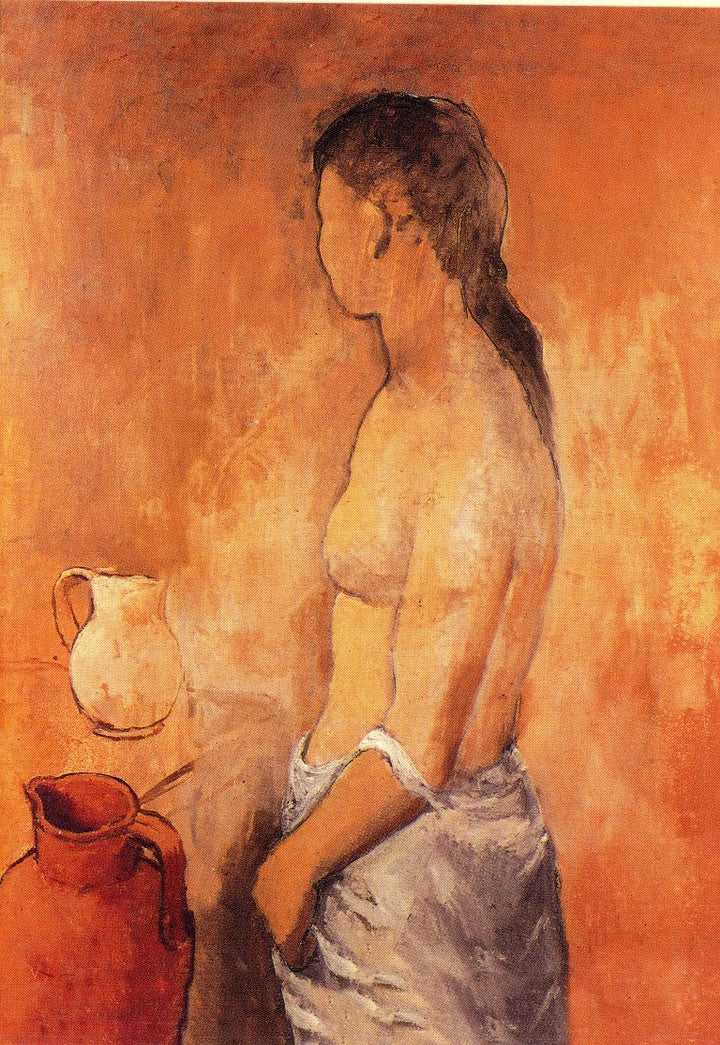 Torso of a Young Girl, 1906 by Pablo Picasso - 5 X 7 Inches (Greeting Card)
