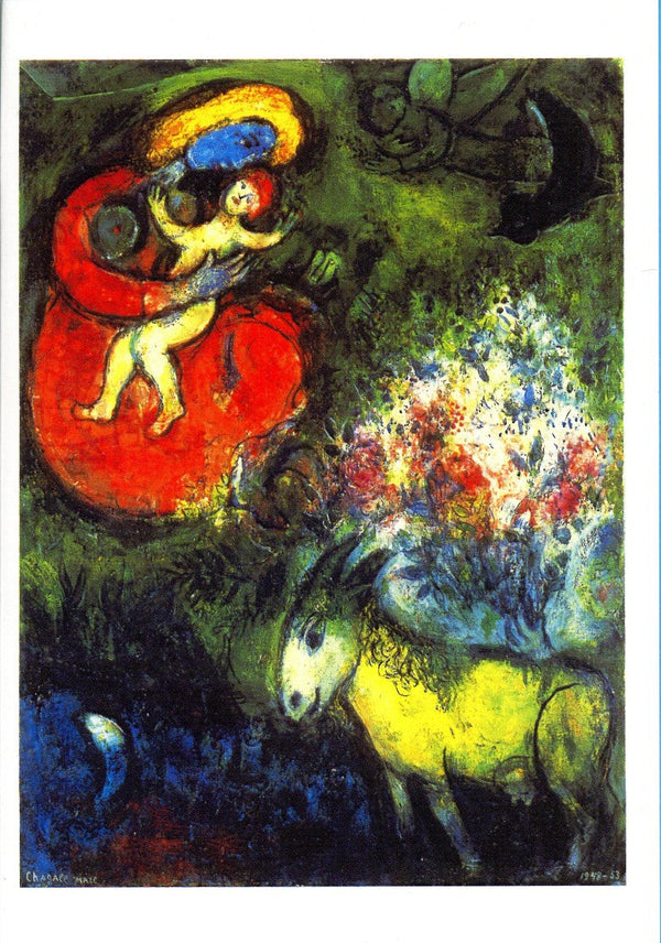 Mother and Child, 1948-53 by Marc Chagall - 5 X 7 Inches (Greeting Card)