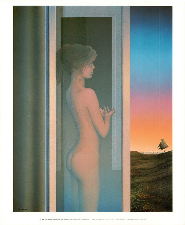 Ambigue, 1982 by Daniel Sciora - 20 X 24 Inches (Art Print)