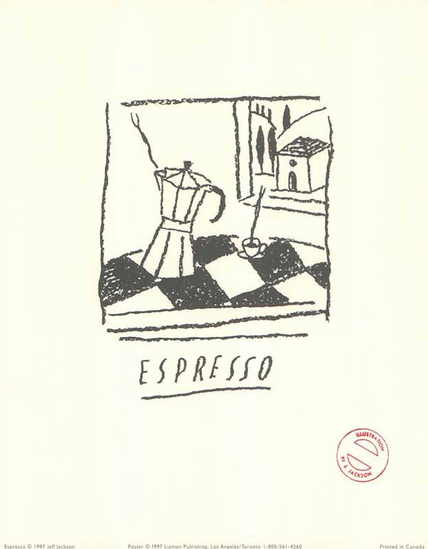 Espresso by Jeff Jackson - 8 X 10 Inches (Art Print)
