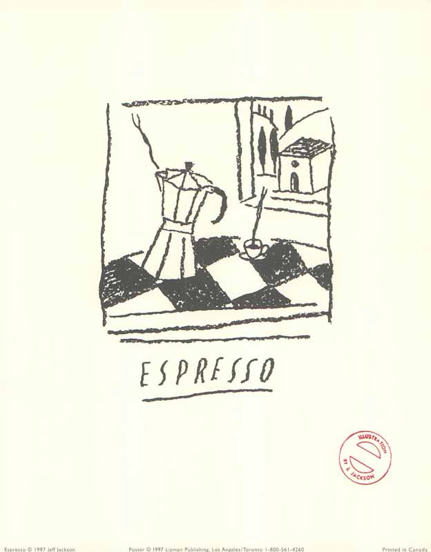 Espresso by Jeff Jackson - 8 X 10 Inches (Art Print)
