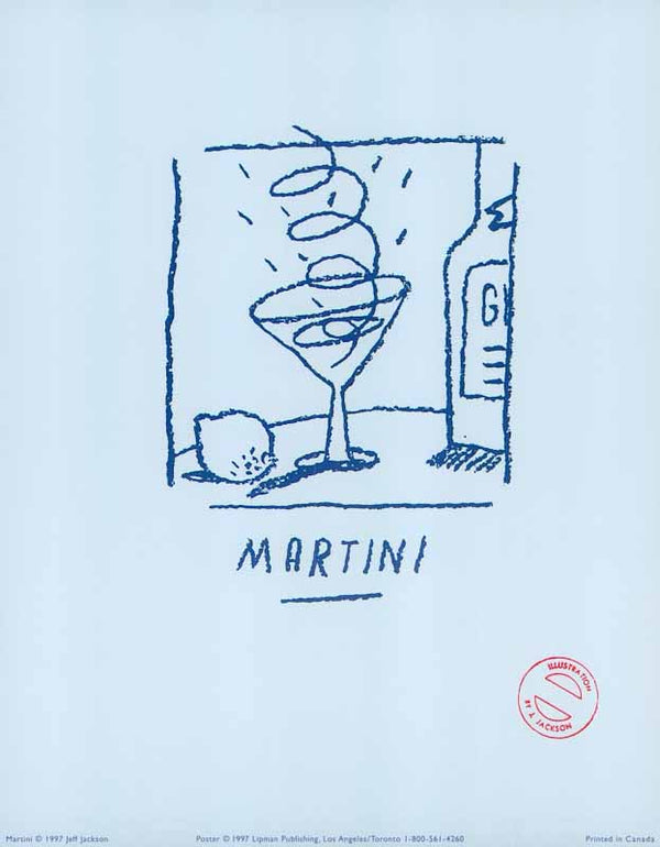 Martini by Jeff Jackson - 8 X 10 Inches (Art Print)