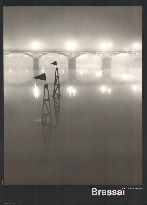 Pont des Arts, 1934 by Brassaï - 26 X 36 Inches (Art Print)
