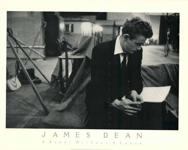A Rebel Without a Cause, James Dean by Bob Willoughby - 22 X 28 Inches (Art Print)