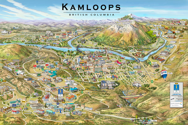 Kamloops, British Columbia, 2013 by Jean-Louis Rheault - 24 X 36 Inches (Art Print)