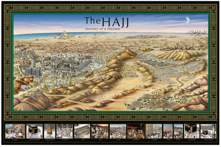 The Hajj by Jean-Louis Rheault - 24 X 36 Inches (Art Print)