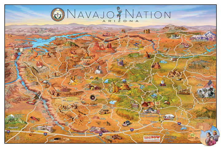 Navajo Nation, Arizona, 2019 by Jean-Louis Rheault - 24 X 36 Inches (Art Print)