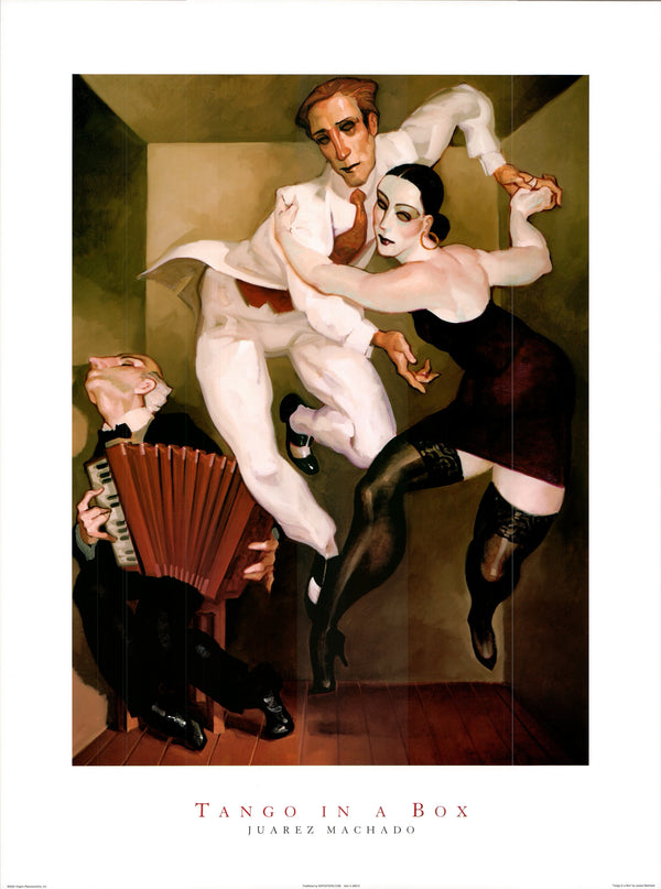 Tango in a Box by Juarez Machado - 24 X 32 Inches (Art Print)