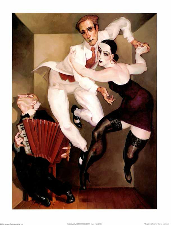 Tango in a Box by Juarez Machado - 11 X 14 Inches (Art Print)