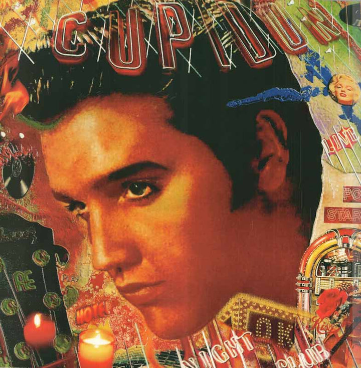 Elvis by Guillaume Ortega - 28 X 28 Inches (Art Print)