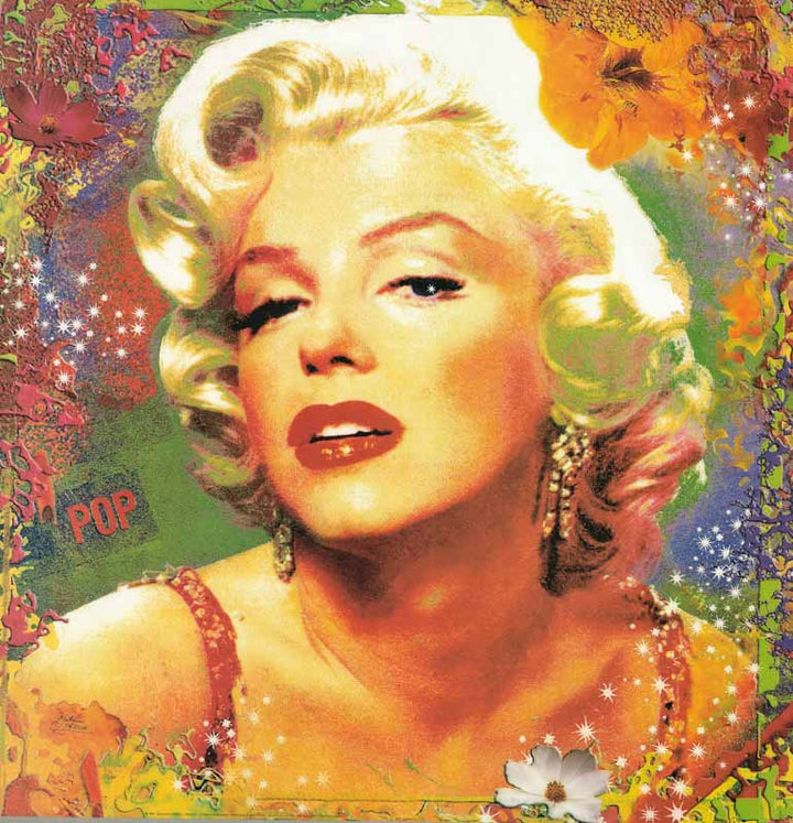 Marilyn II by Guillaume Ortega - 28 X 28 Inches (Art Print)