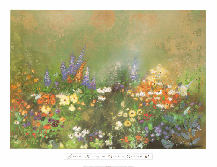 Meadow Garden III by Aleah Koury - 31 X 40 Inches (Art Print)