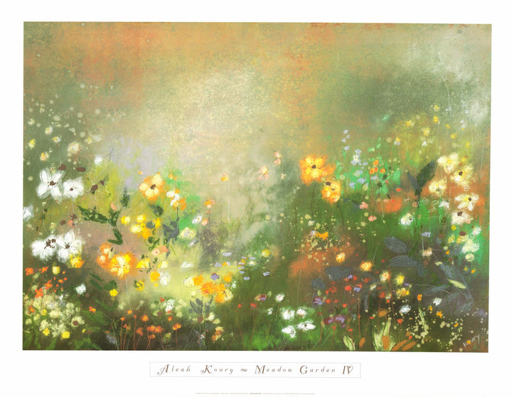 Meadow Garden IV by Aleah Koury - 31 X 40 Inches (Offset Lithograph)