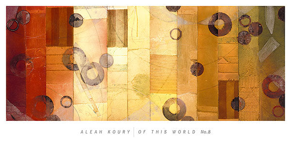 Of This World No. 8 by Aleah Koury - 24 X 48 Inches (Art Print)