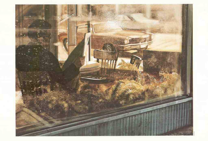 Corner Window, 1973 by Ken Danby - 11 X 16 Inches (Art Print)