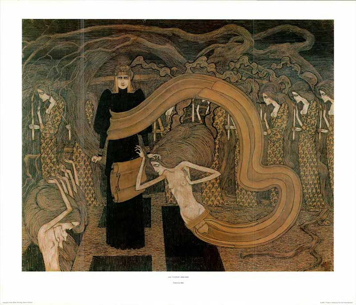 Fatalisme 1893 by Jan Toorop - 21 X 25 Inches (Art Print)