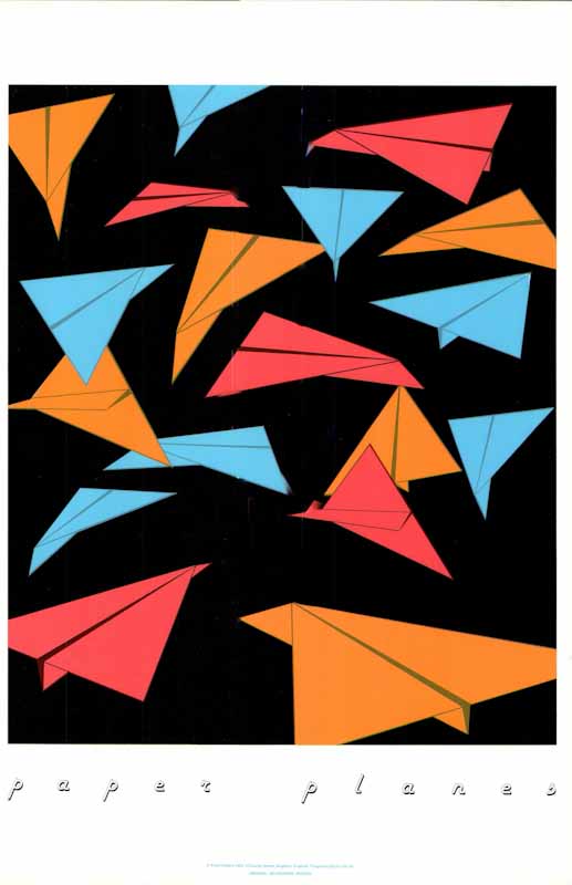 Paper Planes - 16 X 24 Inches (Art Print)