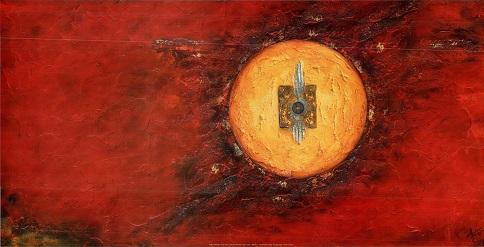 Rouge Solaire by Arthure - 20 X 40 Inches (Art Print)