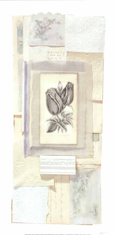 Antique Rose II by Susan Leopold - 10 X 20 Inches (Art Print)
