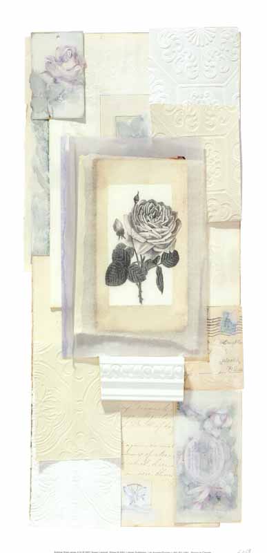 Antique Rose IV by Susan Leopold - 10 X 20 Inches (Art Print)