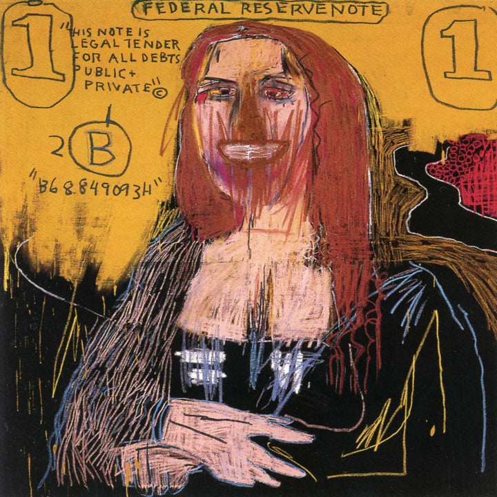 Mona Lisa by Jean-Michel Basquiat - 30 X 30 Inches (Art Print)
