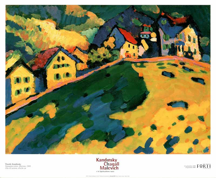 Summer Landscape I by Wassily Kandinsky - 20 X 24 Inches (Art Print)