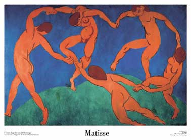 The Dance 1909-1910 by Henri Matisse - 39 X 53 Inches (Art Print)