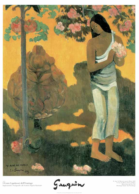 The Month of Mary, 1899 by Paul Gauguin - 24 X 32 Inches (Art Print)