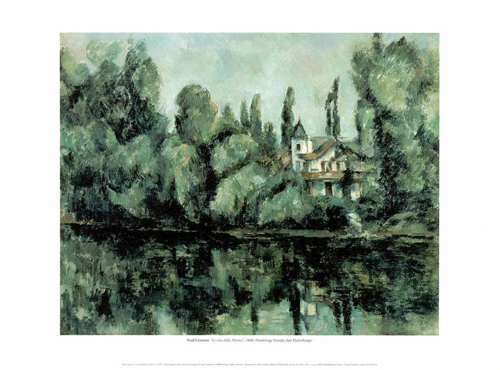The Banks of the Marne, 1888 by Paul Cézanne - 12 X 16 Inches (Art Print)