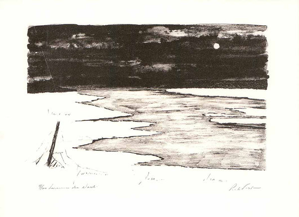Northern River, 1975 by Roland Pichet (Etching Titled, Numbered & Signed) 50/100