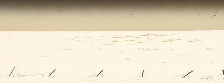 The Return, 1978 by Roland Pichet - 11 X 30 Inches (Etching Titled, Numbered & Signed) 02/75