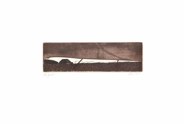 Juillet, 1980 by Roland Pichet - 15 X 22 Inches (Etching Titled, Numbered & Signed) 15/99