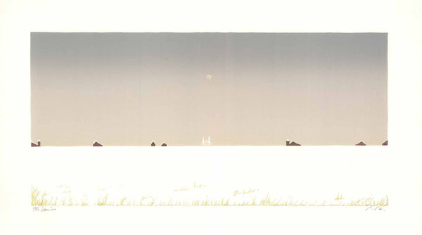 December, 1980 by Roland Pichet - 17 X 30 Inches (Etching Titled, Numbered & Signed) 22/75