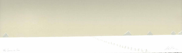 Brume de Mars, 1981 by Roland Pichet - 11 X 30 Inches (Etching Titled, Numbered & Signed) 25/100
