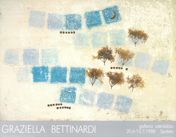 Pieces of light blue, Eco Sea by Graziella Bettinardi - 26 X 32 Inches (Art Print)
