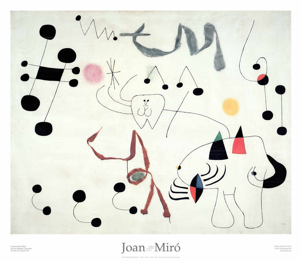 Woman Dreaming of Evasion, 1945 by Joan Miro - 28 X 32 Inches (Art Print)