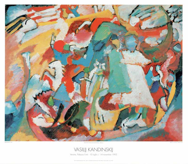 All Saints Day, 1911 by Wassily Kandinsky - 28 X 32 Inches (Art Print)