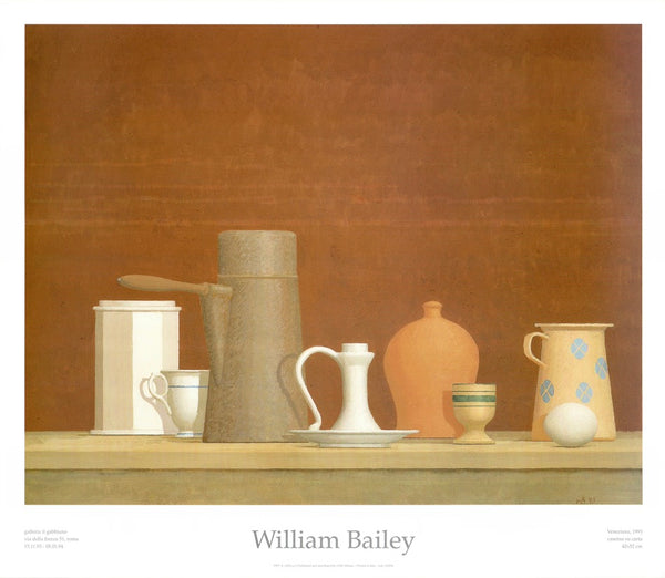 Veneziana by William Bailey - 28 X 32 Inches (Art Print)